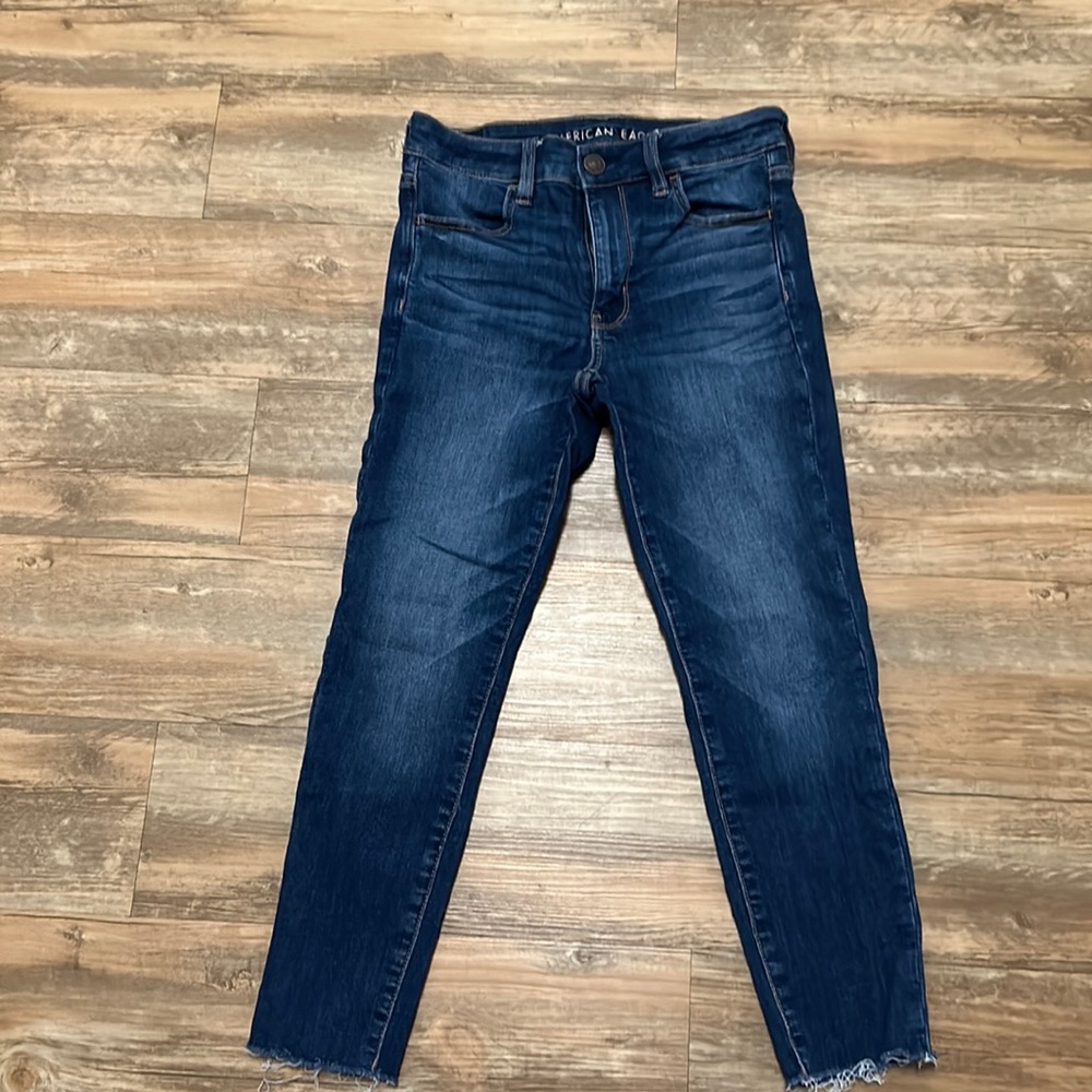 AEO hi-rise jegging crop